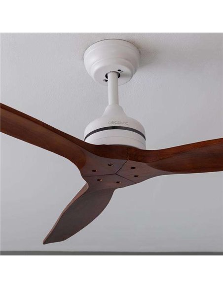Cecotec EnergySilence Aero 5270 White&BlackWood Ventilador de Techo de 40W y 52"