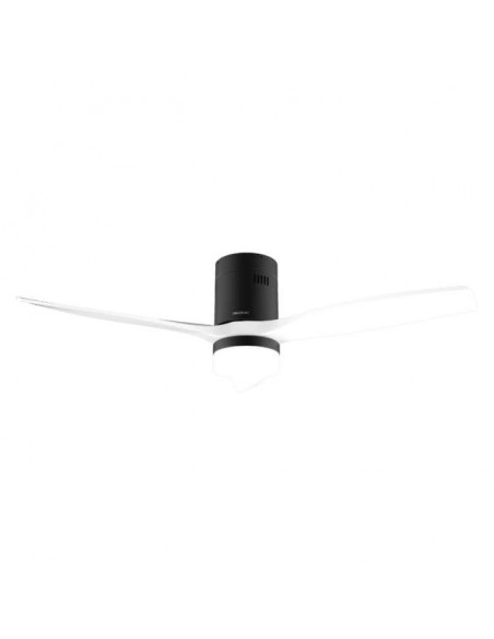 Cecotec EnergySilence Aero 5600 Aqua Black&White Connected Ventilador de Techo 40W Luz Bombilla Mando / WiFi