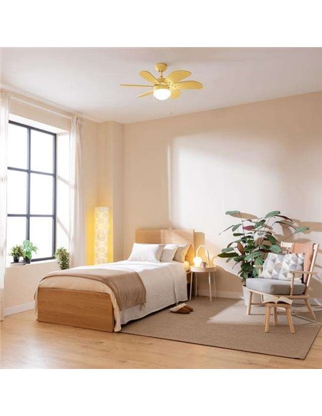 Cecotec EnergySilence Aero 3600 Vision Full SunLight Ventilador de Techo 50W Luz Bombilla