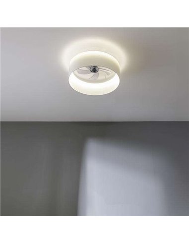 Cecotec EnergySilence LampAero 650 White Design Ventilador de Techo 50W Luz LED con Mando