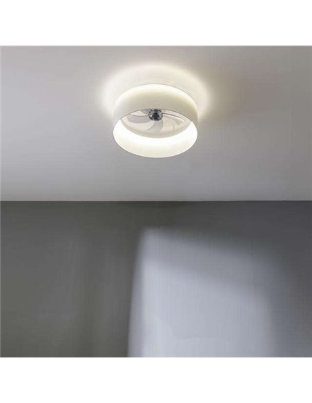 Cecotec EnergySilence LampAero 650 White Design Ventilador de Techo 50W Luz LED con Mando