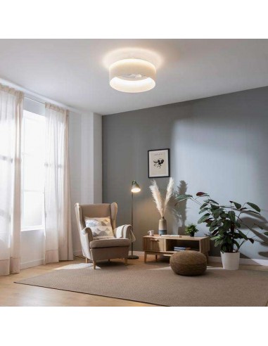 Cecotec EnergySilence LampAero 650 White Design Ventilador de Techo 50W Luz LED con Mando