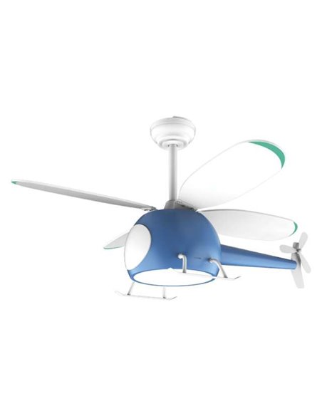 Cecotec EnergySilence Aero 4600 Helicopter Ventilador de Techo de Diseño Helicóptero 35W Luz LED con Mando