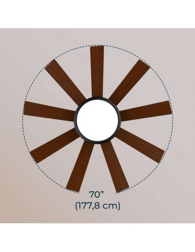 Cecotec EnergySilence Aero 7000 Light Pro Ventilador de Techo 35W Luz LED con Mando