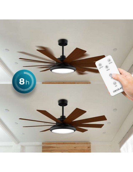 Cecotec EnergySilence Aero 7000 Light Pro Ventilador de Techo 35W Luz LED con Mando