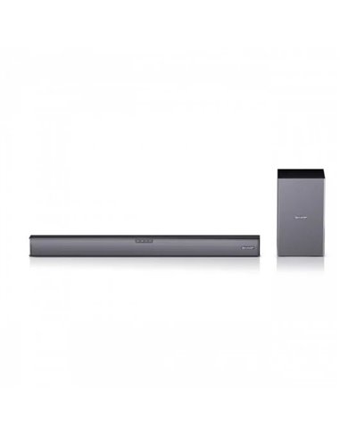 Sharp HT-SBW182 Barra de Sonido 2.1 Slim con Subwoofer Inalámbrico 160W Negra