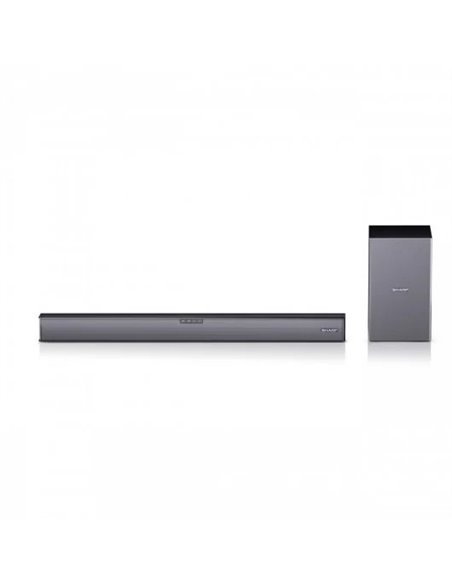 Sharp HT-SBW182 Barra de Sonido 2.1 Slim con Subwoofer Inalámbrico 160W Negra