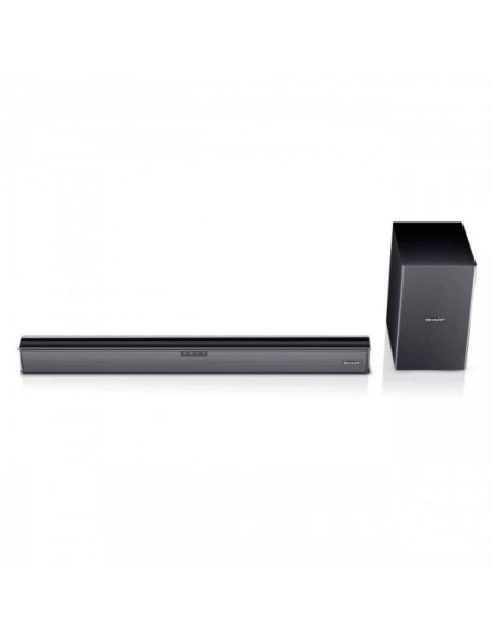 Sharp HT-SBW182 Barra de Sonido 2.1 Slim con Subwoofer Inalámbrico 160W Negra