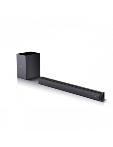 Sharp HT-SBW182 Barra de Sonido 2.1 Slim con Subwoofer Inalámbrico 160W Negra
