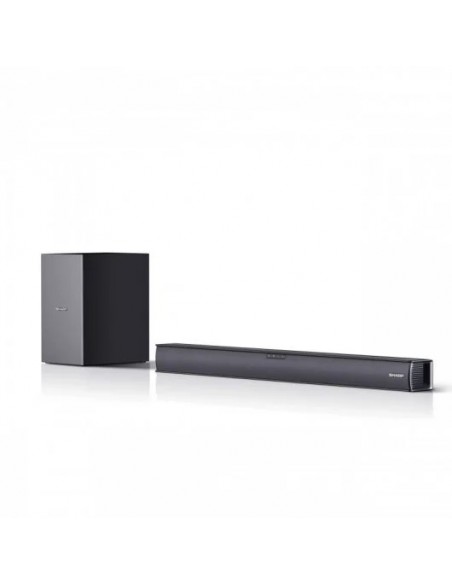 Sharp HT-SBW182 Barra de Sonido 2.1 Slim con Subwoofer Inalámbrico 160W Negra