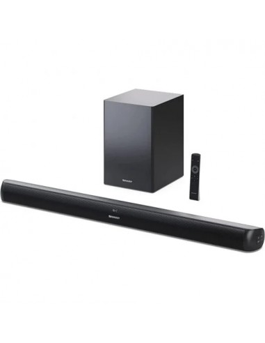 Sharp HT-SBW202 Barra de Sonido 2.1 con Subwoofer 200W Negra