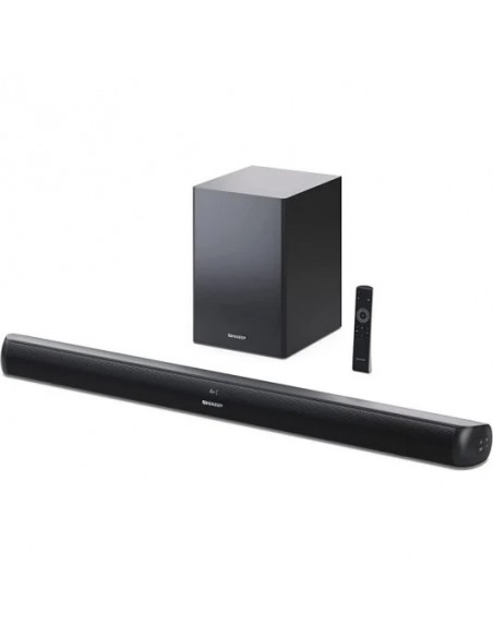 Sharp HT-SBW202 Barra de Sonido 2.1 con Subwoofer 200W Negra