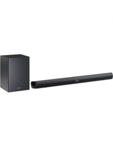 Sharp HT-SBW202 Barra de Sonido 2.1 con Subwoofer 200W Negra