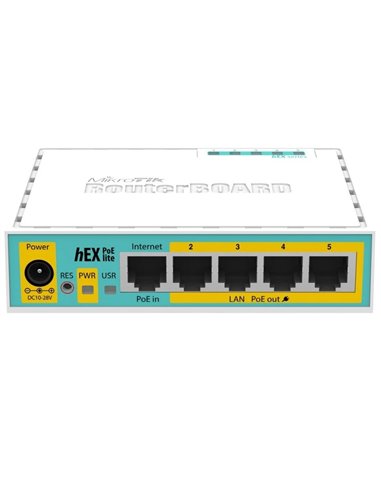 Router RB750UPr2 5xRJ45 con salida 4xPoE USB