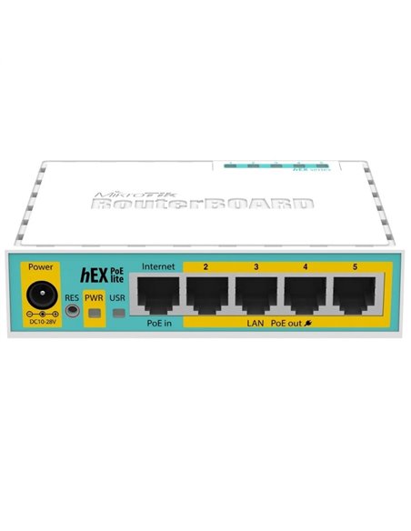 Router RB750UPr2 5xRJ45 con salida 4xPoE USB