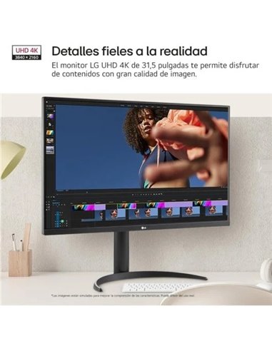 LG 32UR550-B 31.5" LED VA UltraHD 4K FreeSync Monitor