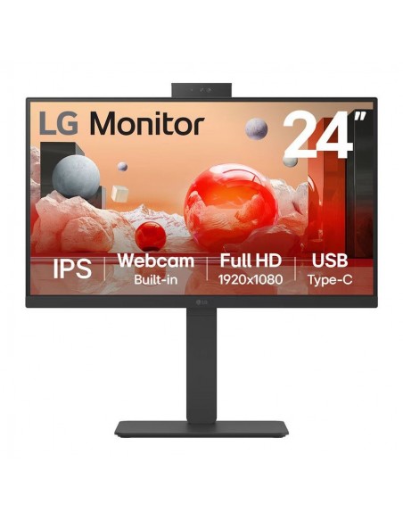 LG 24BA850-B 23.8" LED IPS FullHD USB-C RJ45 100Hz Webcam Monitor