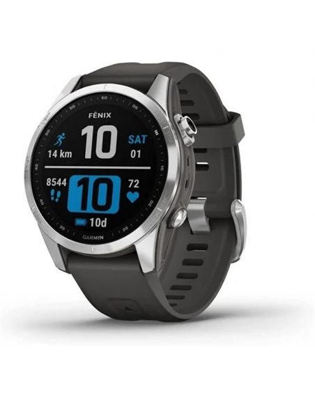Garmin Fénix 7S Reloj Smartwatch 42mm Plata/Gris