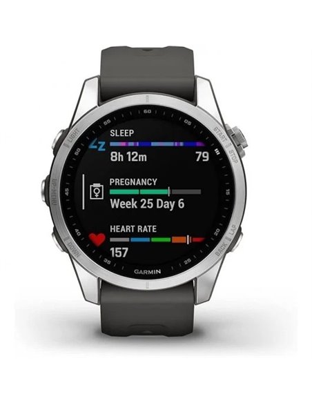 Garmin Fénix 7S Reloj Smartwatch 42mm Plata/Gris