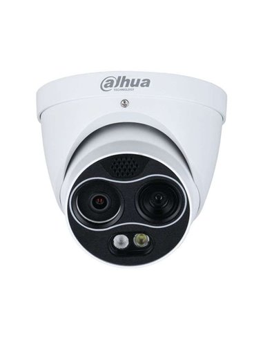 Dahua DHI-TPC-DF1241-B7F8-DW-S8 Cámara IP Domo + Térmica