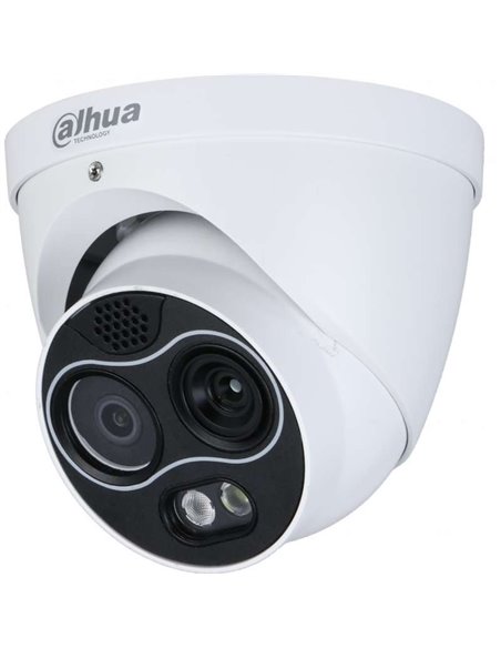 Dahua DHI-TPC-DF1241-B7F8-DW-S8 Cámara IP Domo + Térmica