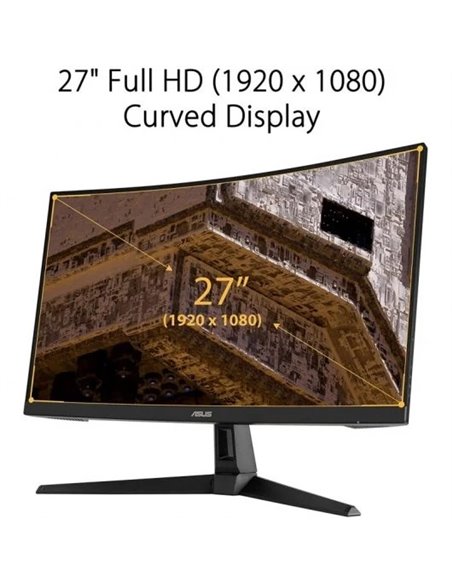 Asus Asus TUF Gaming VG27VH1B 27" LED FullHD 165Hz FreeSync Premium Monitor Curvo Gaming