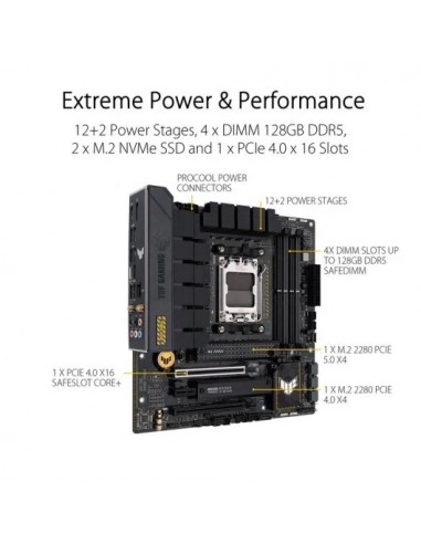 Asus TUF GAMING B650M-PLUS WiFi mATX Placa Base