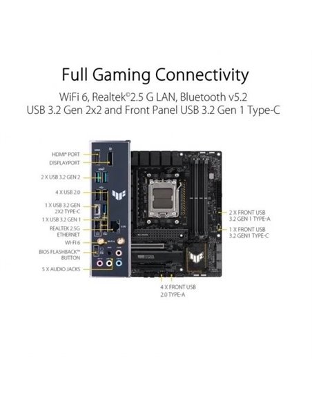 Asus TUF GAMING B650M-PLUS WiFi mATX Placa Base