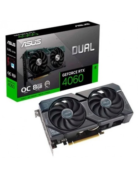 Asus Dual GeForce RTX 4060 V2 OC Edition 8GB GDDR6 DLSS3 Tarjeta Gráfica