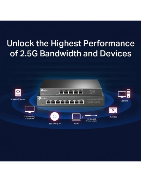 TP-Link TL-SG105PP-M2 Switch 5 Puertos 2.5G PoE++