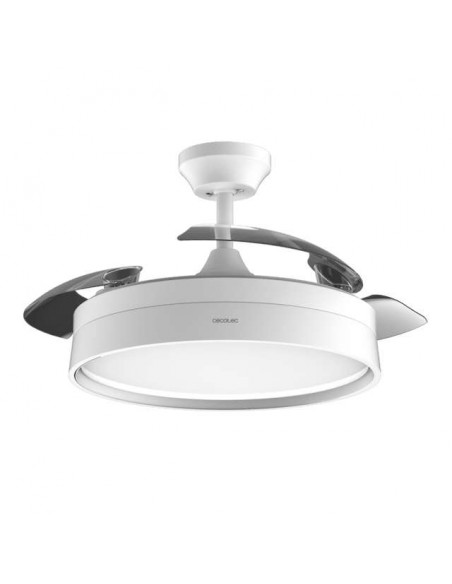 Cecotec Energysilence Aero 4200 Invisible White Ventilador de Techo Luz LED con Mando a Distancia