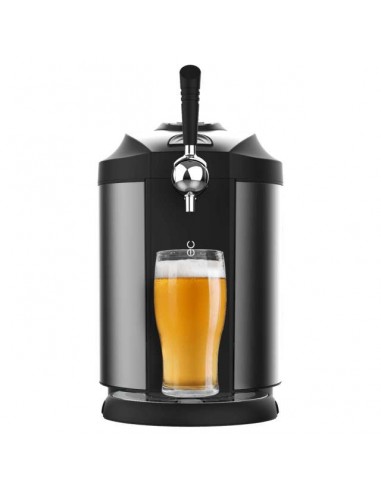 Cecotec BeerFlow Steel 5000 Dispensador de Cerveza 65W Acabados Acero Inoxidable para Barril 5L