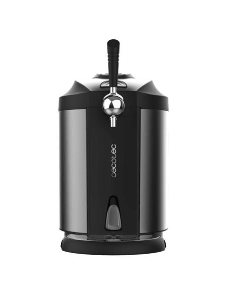 Cecotec BeerFlow Steel 5000 Dispensador de Cerveza 65W Acabados Acero Inoxidable para Barril 5L