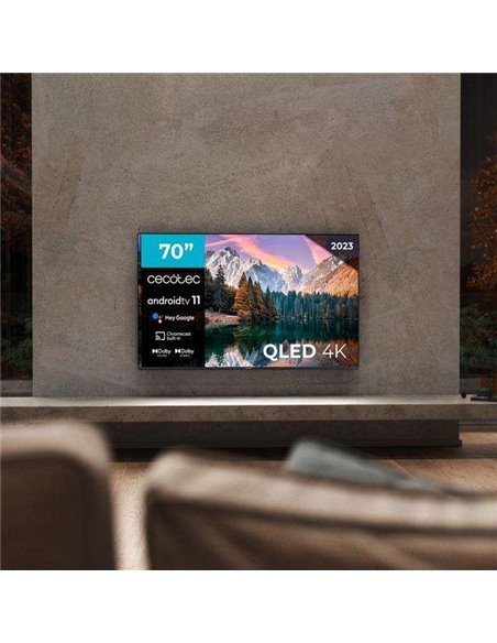 Cecotec V1+ Series VQU11070+S 70" QLED 4K UltraHD HDR10 Televisor