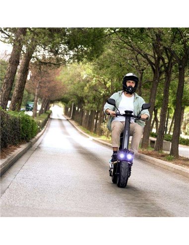 Cecotec Makalu Pro Ciclomotor Eléctrico Potencia Máxima 1600W Doble Suspensión