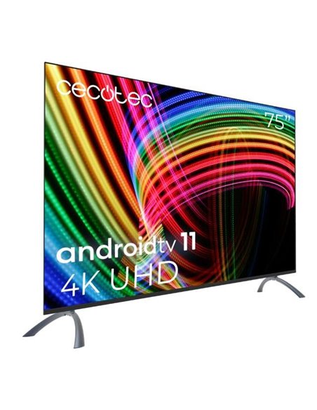 Cecotec A3 Series ALU30075 M 75" LED 4K UltraHD HDR10 Televisor