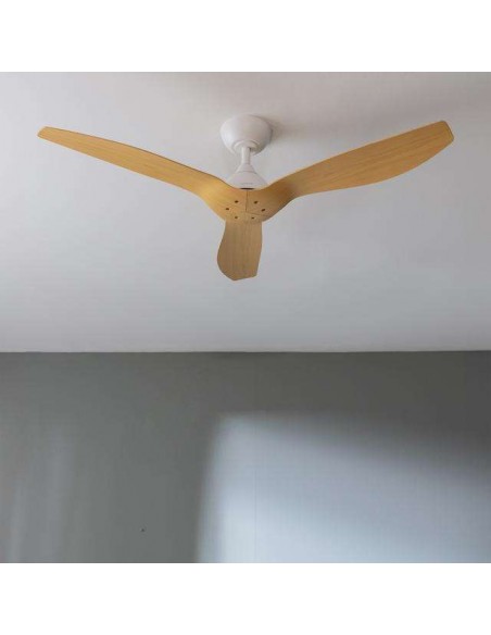 Cecotec EnergySilence Aero 5200 LightWood Ventilador de Techo con Mando a Distancia