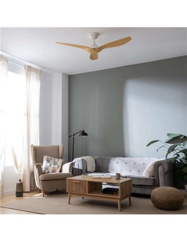 Cecotec EnergySilence Aero 5200 LightWood Ventilador de Techo con Mando a Distancia