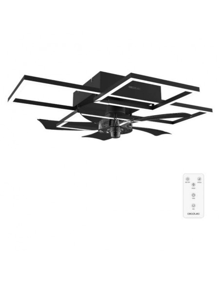 Cecotec EnergySilence LampAero 690 FlowLight Ventilador de Techo de Diseño Luz LED y Mando a Distancia