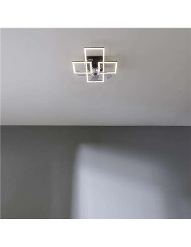 Cecotec EnergySilence LampAero 690 FlowLight Ventilador de Techo de Diseño Luz LED y Mando a Distancia