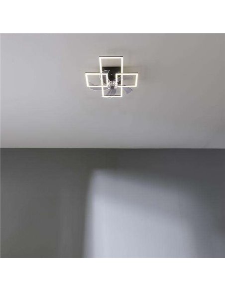 Cecotec EnergySilence LampAero 690 FlowLight Ventilador de Techo de Diseño Luz LED y Mando a Distancia
