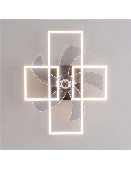 Cecotec EnergySilence LampAero 690 FlowLight Ventilador de Techo de Diseño Luz LED y Mando a Distancia
