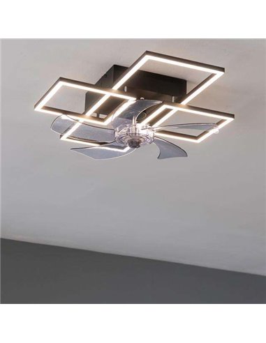 Cecotec EnergySilence LampAero 690 FlowLight Ventilador de Techo de Diseño Luz LED y Mando a Distancia