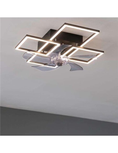 Cecotec EnergySilence LampAero 690 FlowLight Ventilador de Techo de Diseño Luz LED y Mando a Distancia