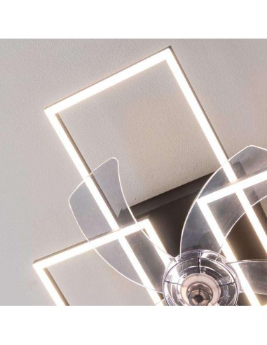 Cecotec EnergySilence LampAero 690 FlowLight Ventilador de Techo de Diseño Luz LED y Mando a Distancia