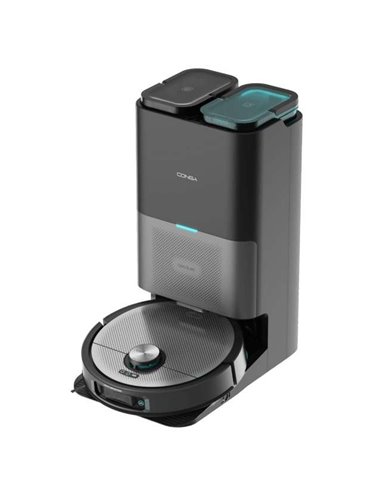 Cecotec Conga 20090 ProAI InfinitySoap Cut&Spa Robot Aspirador con Tecnología Láser con Base de Autovaciado