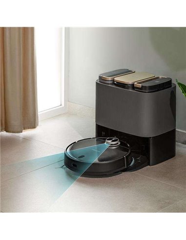 Cecotec Conga 13090 Spin Revolution Home&Wash Robot Aspirador con Base de Autovaciado 4en1