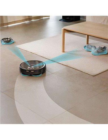 Cecotec Conga 13090 Spin Revolution Home&Wash Robot Aspirador con Base de Autovaciado 4en1