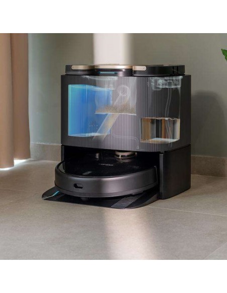 Cecotec Conga 13090 Spin Revolution Home&Wash Robot Aspirador con Base de Autovaciado 4en1