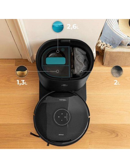 Cecotec Conga 14090 Twice Roller Home&Fill Robot Aspirador y Friegasuelos con Base de Autovaciado